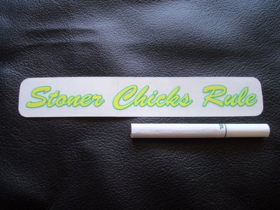 画像1: THC ステッカー STONER CHICKS RULE C88