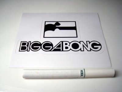 画像1: THC ステッカー BIGGABONG C188