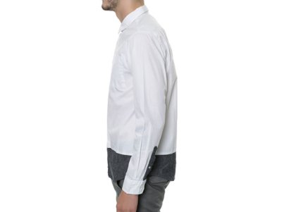 画像1: EZEKIEL イズキール BREAKER LS BUTTONDOWN SHIRT ボタンダウンシャツ WHITE