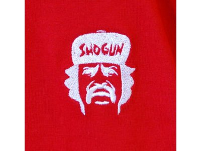 画像1: SHOGUN TAPES ONE POINT CHEECH TEE Tシャツ RED WHITE 