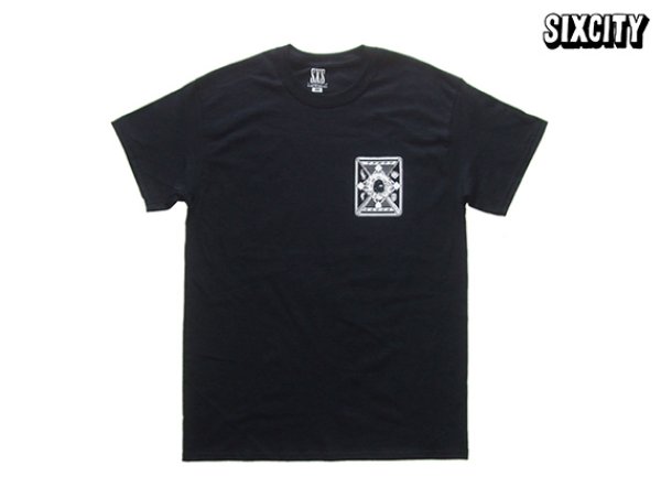 画像1: SIXCITY BB CARD Tシャツ BLACK (1)