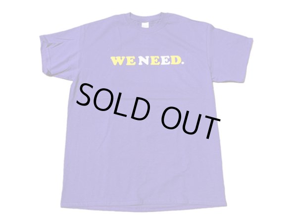 画像1: WE NEED Tシャツ PURPLE (1)