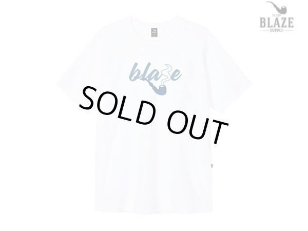 画像1: BLAZE SUPPLY ブレイズサプライ BLAZE SMOKE WHITE Tシャツ (1)