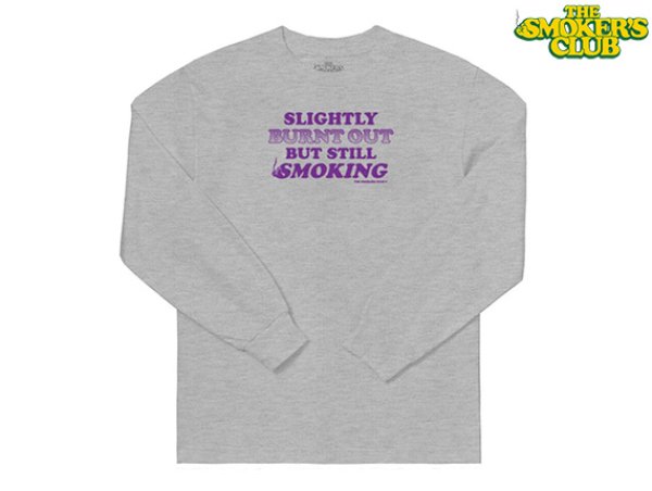 画像1: THE SMOKERS CLUB ザスモーカーズクラブ LONG SLEEVE STILL SMOKIN ロングスリーブ Tシャツ GREY (1)