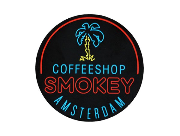 画像1: SMOKEY COFFEESHOP スモーキー コーヒーショップ ステッカー (1)