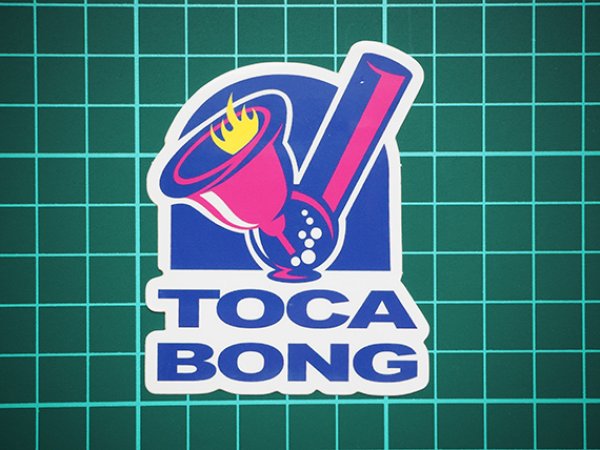 THC ステッカー Toca Bong | 通販ヘッドショップのバズモンタージュ