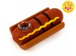 画像1: LIT SILICONE HOT DOG HAND PIPE ホットドッグ シリコン ハンドパイプ スクリーン内蔵 (1)