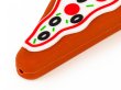 画像2: LIT SILICONE PIZZA HAND PIPE ピザ シリコン ハンドパイプ (2)