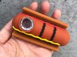 画像4: LIT SILICONE HOT DOG HAND PIPE ホットドッグ シリコン ハンドパイプ スクリーン内蔵 (4)