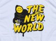 画像2: SIXSENSE シックスセンス THE NEW WORLD Tシャツ ホワイト イエロー (2)