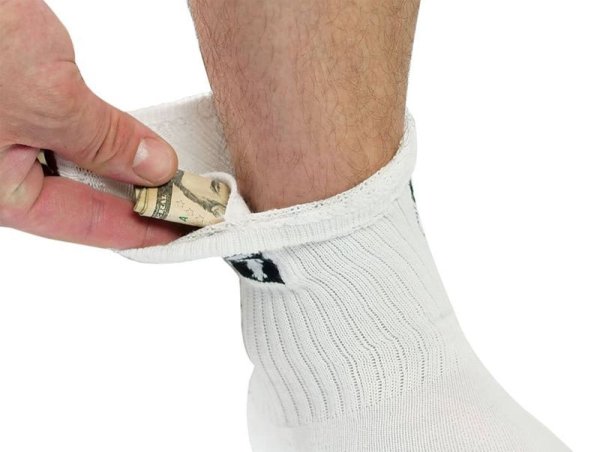 画像5: RYOT ATHLETIC STASH SOCKS 隠しポケット付き スタッシュソックス (5)