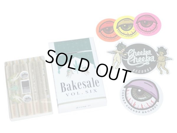 画像1: CHEEBA CHEEBA RECORDS BAKE SALE VOL 6 カセットテープ ステッカー付き (1)