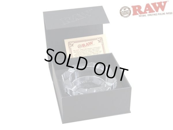 画像1: RAW CRYSTAL GLASS ASHTRAY ロウ クリスタルガラス アッシュトレイ 灰皿 (1)