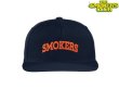 画像1: THE SMOKERS CLUB ザスモーカーズクラブ SMOKERS SNAPBACK CAP スナップバック キャップ NAVY (1)