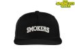 画像1: THE SMOKERS CLUB ザスモーカーズクラブ SMOKERS SNAPBACK CAP スナップバック キャップ BLACK (1)