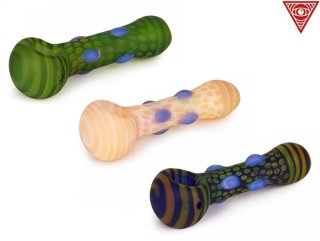 HIPPO HEADEEZ GLASS PIPE ヘッディーズガラスパイプ WHITE GREEN