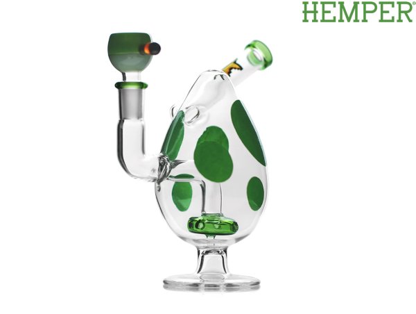 画像1: HEMPER SPOTTED EGG BONG ヘンパー スポッテッド エッグ ガラスボング (1)