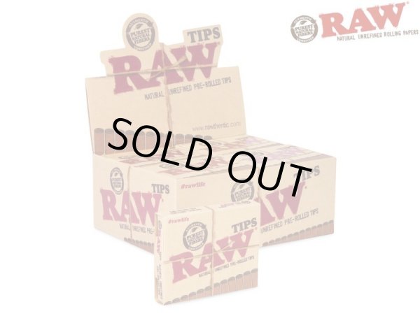 画像1: RAW PRE ROLLED TIPS ロウ プレロール ティップ ローチ フィルター (1)