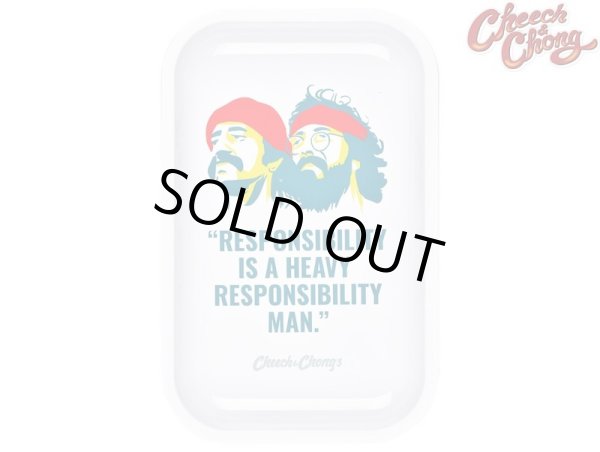 画像1: CHEECH&CHONG PULSAR ROLLING TRAY チーチ＆チョン パルサー ローリングトレイ RESPONSIBILITY (1)