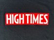 画像2: HIGH TIMES LOGO T SHIRT ハイタイムズ ロゴ Tシャツ BLACK (2)