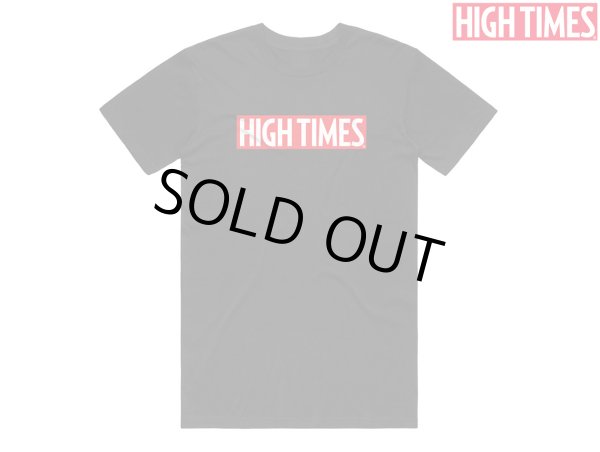 画像1: HIGH TIMES LOGO T SHIRT ハイタイムズ ロゴ Tシャツ BLACK (1)