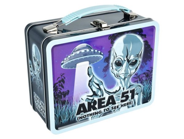 画像1: AREA 51 METAL LUNCH BOX エリア51 メタル ランチボックス (1)