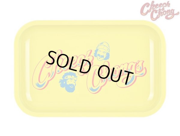 画像1: CHEECH&CHONG PULSAR ROLLING TRAY チーチ＆チョン パルサー ローリングトレイ YELLOW LOGO (1)