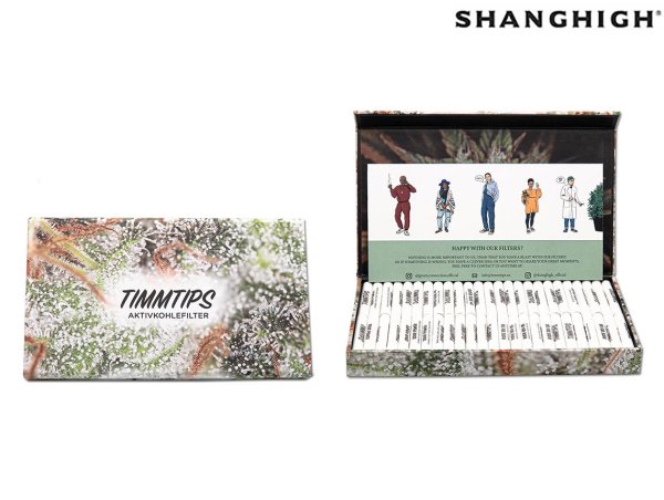 画像1: SHANGHIGH ACTIVATED CHARCOAL FILTERS TIMMTIPS 活性炭 チャコールフィルター (1)