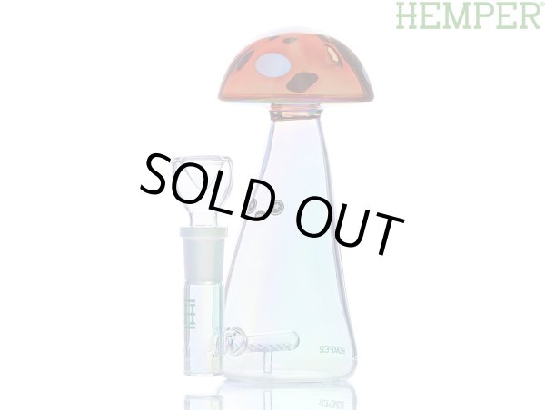 画像1: HEMPER TRIPPY SHROOM BONG ヘンパー トリッピー マッシュルーム ガラスボング (1)
