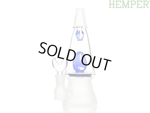 画像1: HEMPER THAT 70'S BONG ヘンパー ザット 70s ガラスボング BLUE (1)