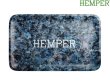 画像1: HEMPER LUXE BLUE MARBLE ROLLING TRAY ヘンパー リュクス ブルーマーブル ローリングトレイ (1)