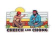 画像1: THC ステッカー CHEECH&CHONG SMOKE C277 (1)