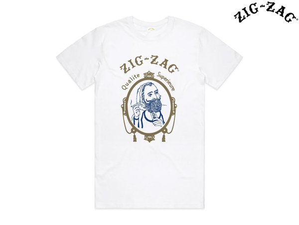 画像1: ZIG ZAG CLASSIC ジグザグ クラシック オフィシャル Tシャツ ホワイト (1)