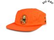 画像1: ZIG ZAG ジグザグ オフィシャル キャンパー キャップ 帽子 オレンジ (1)
