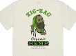 画像2: ZIG ZAG ORGANIC HEMP LOGO ジグザグ オフィシャル オーガニックヘンプ ロゴ Tシャツ (2)