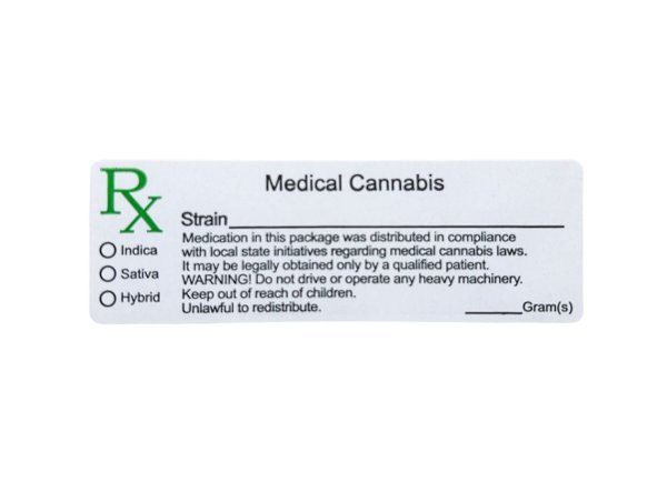 画像1: メディカルマリファナ 医療大麻 ケース用 ステッカー カリフォルニア州 5枚セット (1)