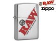 画像1: RAW ZIPPO LIGHTER ロウ ジッポライター シルバー (1)