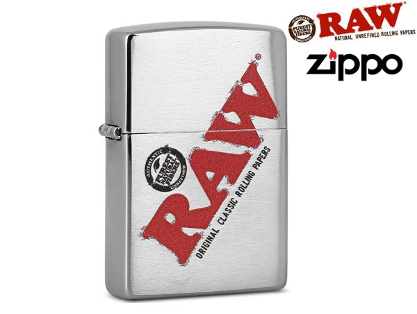 画像1: RAW ZIPPO LIGHTER ロウ ジッポライター シルバー (1)