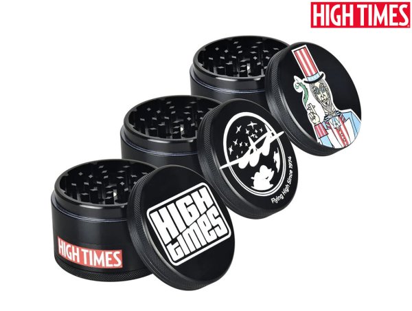 画像1: HIGH TIMES GRINDER ハイタイムズ メタル グラインダー 4パーツ (1)