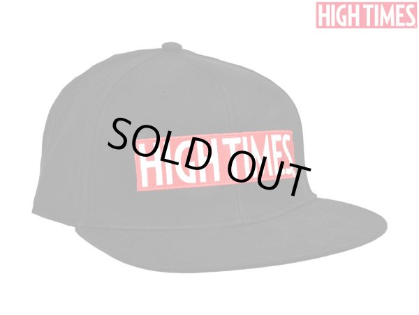 画像1: HIGH TIMES SNAPBACK CAP ハイタイムズ スナップバック キャップ 帽子 ブラック (1)