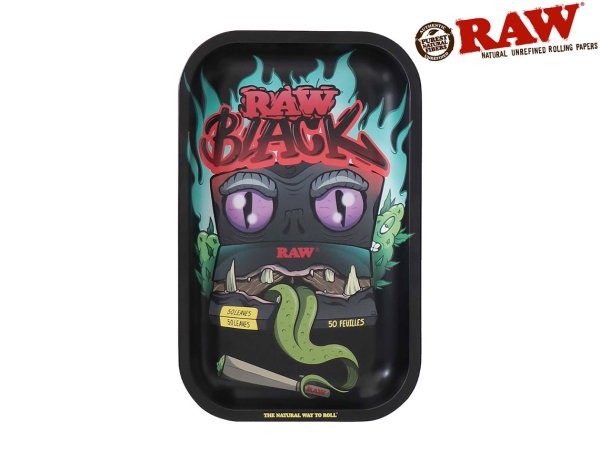 画像1: RAW BLACK MONSTER ROLLING TRAY ロウ ブラック モンスター ローリングトレイ (1)