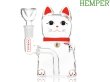 画像1: HEMPER LUCKY MONEY CAT BONG ヘンパー ラッキー マネー キャット ガラスボング (1)