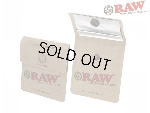 画像1: RAW POCKET ASHTRAY ロウ ポケットアッシュトレイ 携帯灰皿 (1)