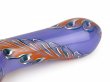 画像3: RED EYE GLASS PURPLE PAISLEY GLASS PIPE レッドアイグラス パープル ペイズリー ガラスパイプ パープル オレンジ 3192PO (3)