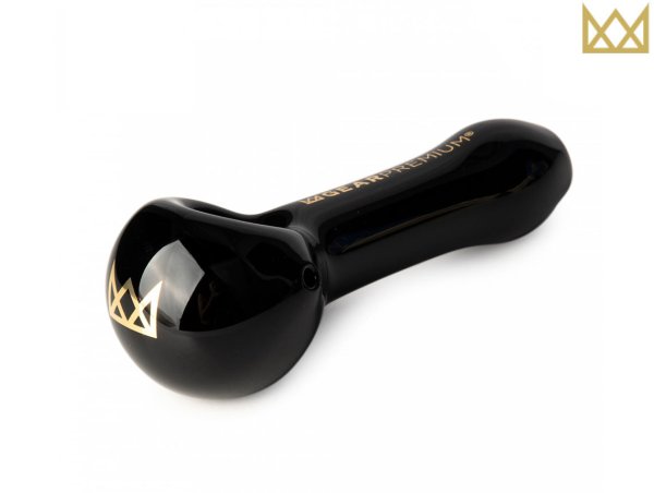 画像1: GEAR PREMIUM ASH CATCHER MOUTHPIECE GLASS PIPE ギアプレミアム アッシュキャッチャー マウスピース ガラスパイプ ブラック G3001BK (1)