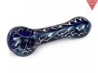 画像1: RED EYE GLASS PAISLEY GLASS PIPE レッドアイグラス ペイズリー ガラスパイプ ブルー 3194B (1)