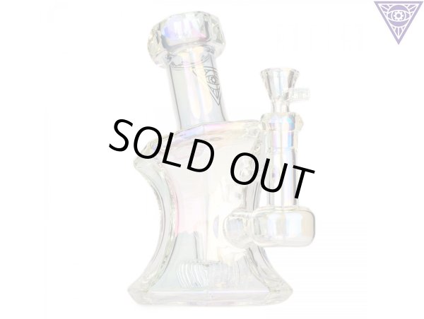 画像1: RED EYE TEK METALLIC TERMINATOR FINISH ANDROMEDA BUBBLER BONG レッドアイテック ターミネーター フィニッシュ アンドロメダ バブラー ボング レインボー K3160R (1)