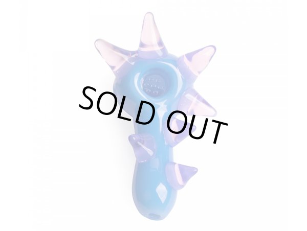 画像2: RED EYE GLASS SPIKE GLASS PIPE レッドアイグラス スパイク スクリーン付き ガラスパイプ パープル 3231PP (2)