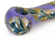 画像2: RED EYE GLASS PURPLE PAISLEY GLASS PIPE レッドアイグラス パープル ペイズリー ガラスパイプ パープル イエロー 3192PY (2)