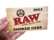 画像2: RAW STICKER ロウ ステッカー ONLY RAW SMOKED HERE (2)